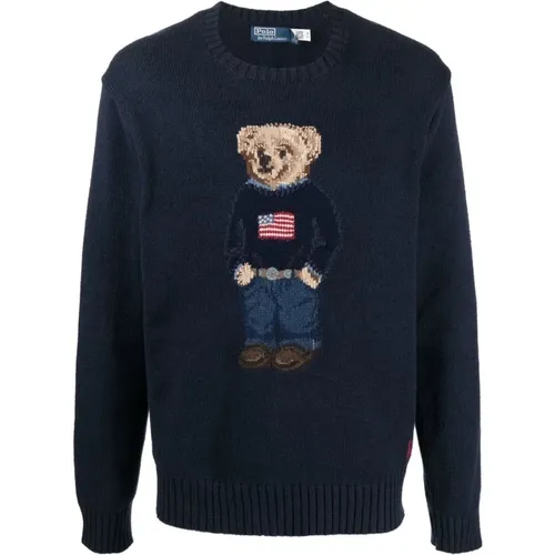Polo bear sweater , male, Sizes: 2XL, XL - Polo Ralph Lauren - Modalova