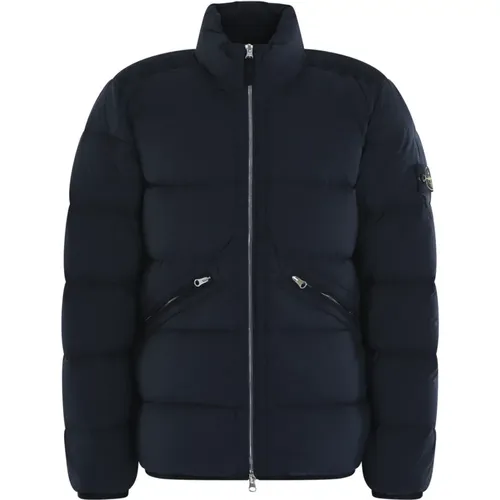 Real Down Jacket , male, Sizes: L, XL, M, 2XL - Stone Island - Modalova