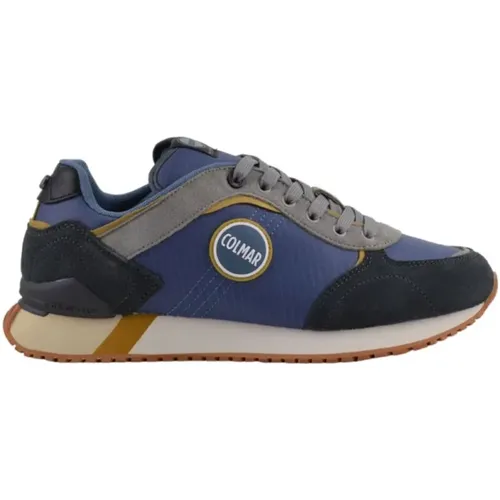 Flat Sneakers with Iconic Logo , male, Sizes: 6 UK - Colmar - Modalova