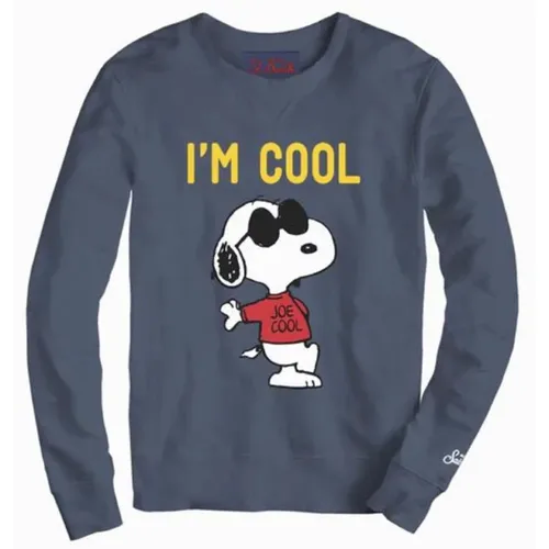 Snoopy I'M Cool Sweatshirt - MC2 Saint Barth - Modalova