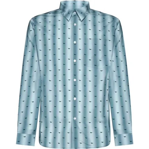 Stilvolle Hemden , Herren, Größe: S - Maison Kitsuné - Modalova