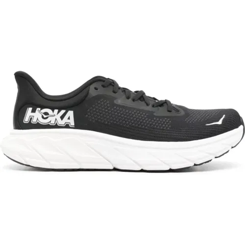 Schwarze Gestrickte Sneakers mit Reflektierenden Details , Herren, Größe: 41 1/2 EU - Hoka One One - Modalova