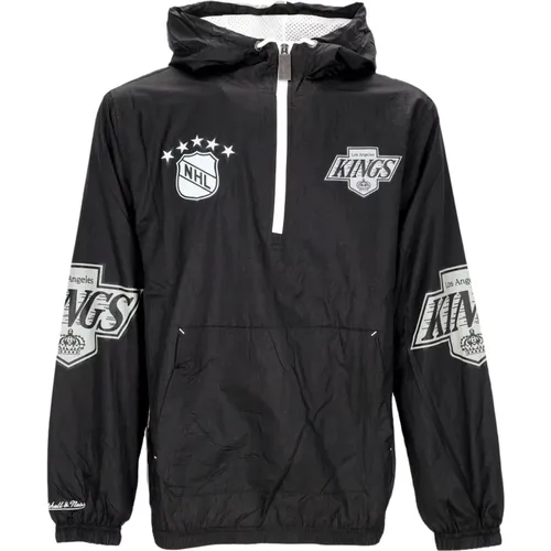 Los Angeles Kings Windbreaker Anorak Jacket , male, Sizes: S, XL, M, L - Mitchell & Ness - Modalova