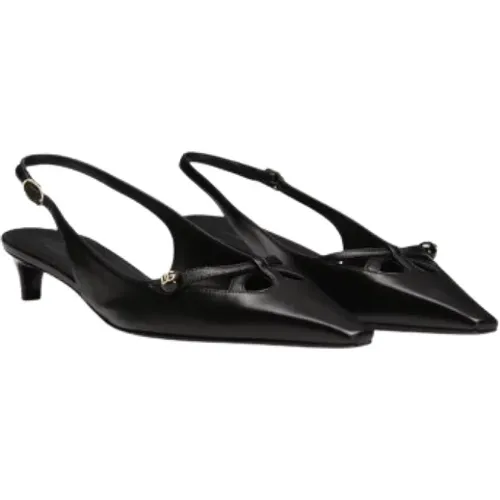 Nappa Silk Slingback Pumps - Dolce & Gabbana - Modalova