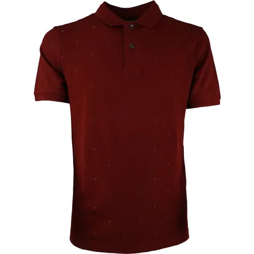 Polo T-Shirt mit Baumwolle und Elastan , Herren, Größe: L - Emporio Armani - Modalova