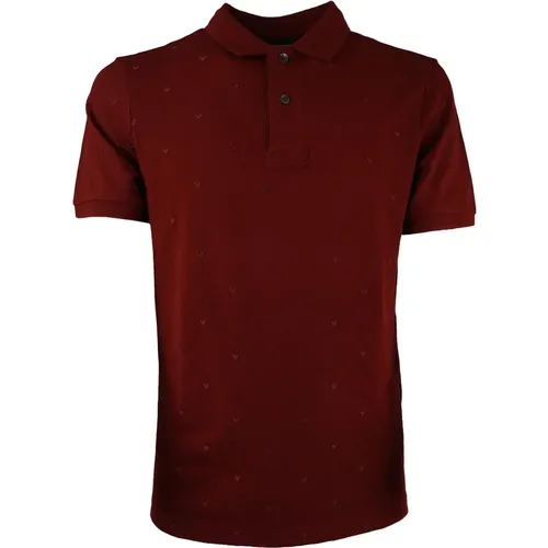 Polo T-Shirt with Cotton and Elastane , male, Sizes: L - Emporio Armani - Modalova