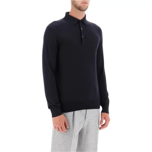 Luxuriöser Cashmere Seiden Polo Pullover - Ermenegildo Zegna - Modalova