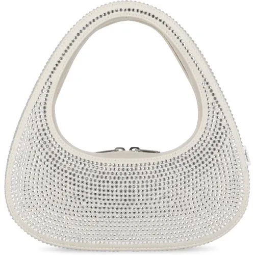 Cotton Blend Handbag with Strass Details , female, Sizes: ONE SIZE - Coperni - Modalova