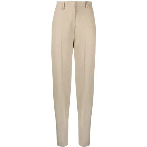 Tailored Cotton-Linen Pants , female, Sizes: S - Jacquemus - Modalova