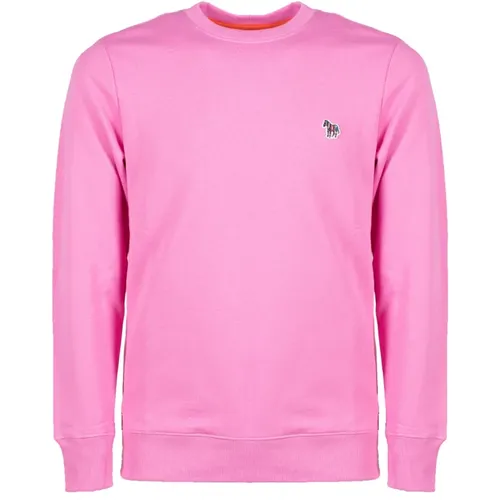 Zebra Logo Sweatshirt , male, Sizes: XL, S, L, M - PS By Paul Smith - Modalova