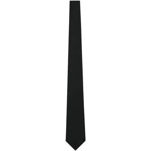 Classic Silk Tie , male, Sizes: ONE SIZE - Emporio Armani - Modalova