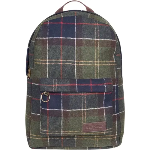 Rucksack aus gewachster Baumwolle mit Lederbesätzen - Barbour - Modalova