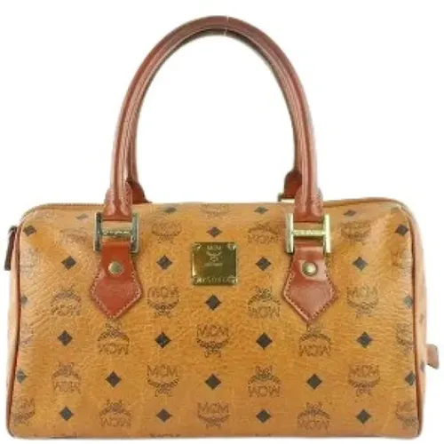 Pre-owned Fabric handbags , female, Sizes: ONE SIZE - MCM Pre-owned - Modalova