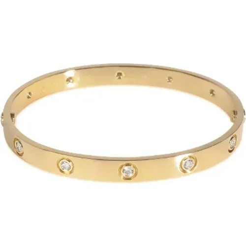 Pre-owned Gold bracelets , female, Sizes: ONE SIZE - Cartier Vintage - Modalova