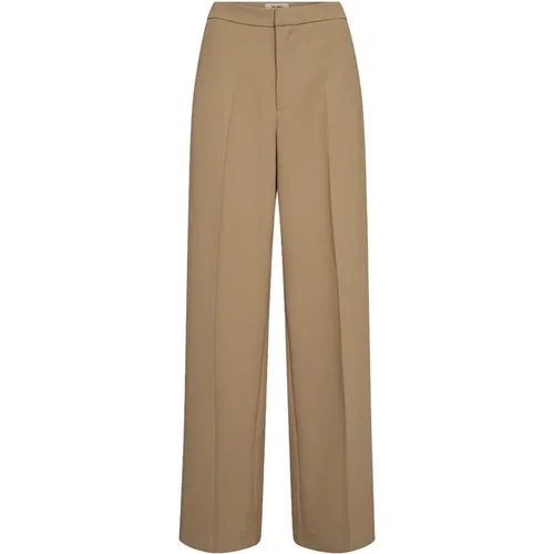 Classic High-Rise Tannin Pants , female, Sizes: XL, S, 2XS, XS, L, 2XL, M - MOS MOSH - Modalova