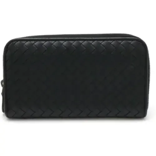 Pre-owned Leather wallets , female, Sizes: ONE SIZE - Bottega Veneta Vintage - Modalova