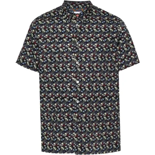 Palm Tree Print Shirt , male, Sizes: M, S - Paul Smith - Modalova