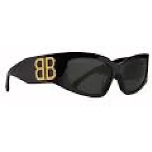 Schwarze Sonnenbrille Stilvoll , Damen, Größe: ONE Size - Balenciaga - Modalova