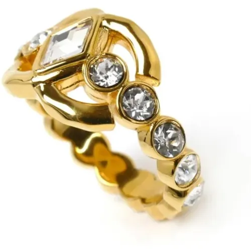 Pre-owned Metall ringe , ONE Size - Yellow - Modalova