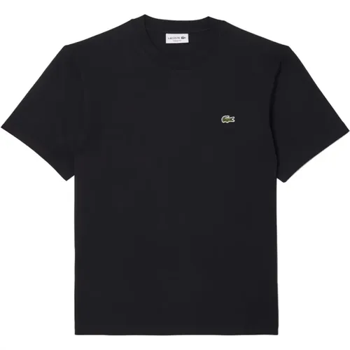 Klassisches T-Shirt mit kurzen Ärmeln , Herren, Größe: M - Lacoste - Modalova