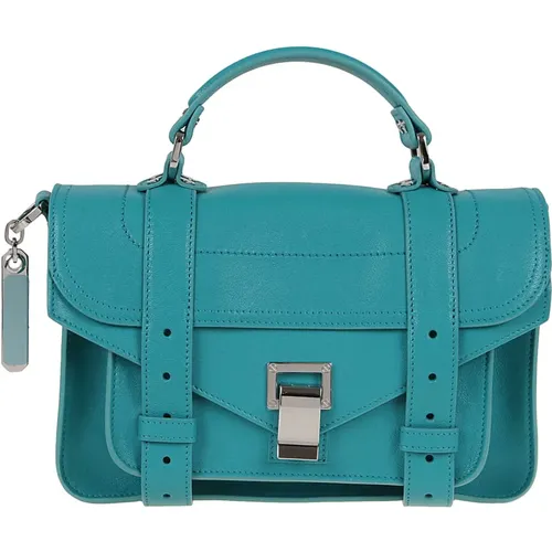 Fashion-Forward Turquoise Handbag , female, Sizes: ONE SIZE - Proenza Schouler - Modalova