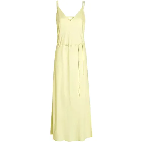 CDC Midi Slip Dress , female, Sizes: S, XS, M - Calvin Klein - Modalova