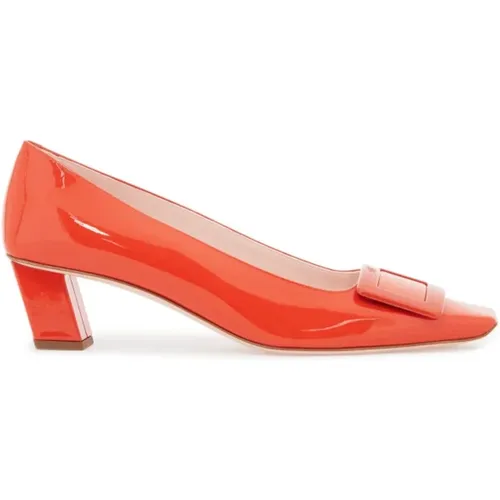 Lackleder Pumps mit Eckiger Schnalle - Roger Vivier - Modalova