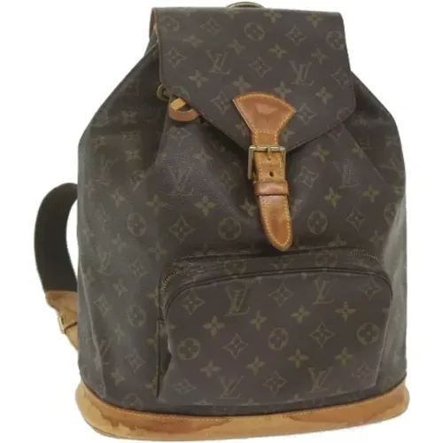 Pre-owned Canvas backpacks , female, Sizes: ONE SIZE - Louis Vuitton Vintage - Modalova