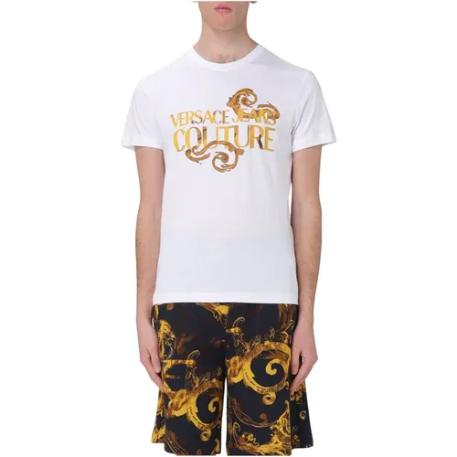 Jersey T-Shirt for Men and Women , male, Sizes: L - Versace - Modalova