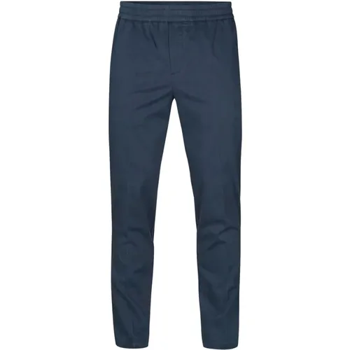 Slim Fit Trousers with Elastic Waistband and Adjustable Drawstring , male, Sizes: XL - Samsøe Samsøe - Modalova