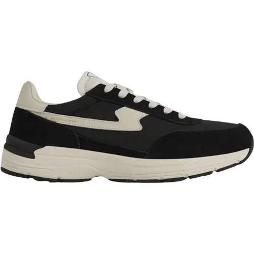 Suede Mix Strike Modello Sneakers , male, Sizes: 7 UK, 11 UK, 9 UK, 10 UK, 6 UK, 8 UK - S.w.c. Stepney Workers Club - Modalova