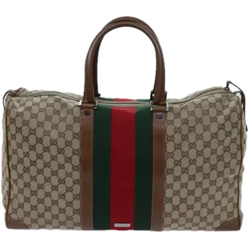 Pre-owned Canvas travel-bags , female, Sizes: ONE SIZE - Gucci Vintage - Modalova