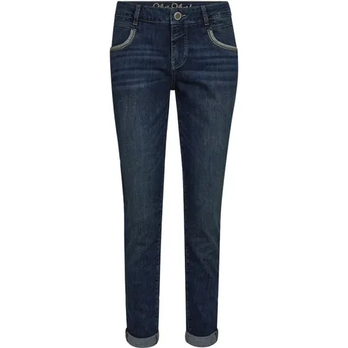 Embroidered Marla Jeans , female, Sizes: W25, W26, W28, W33, W29, W30, W31, W32 - MOS MOSH - Modalova