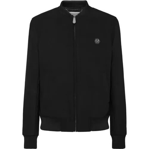 Unique Bomber Jacket for Men , male, Sizes: M, 3XL, L, XL - Philipp Plein - Modalova