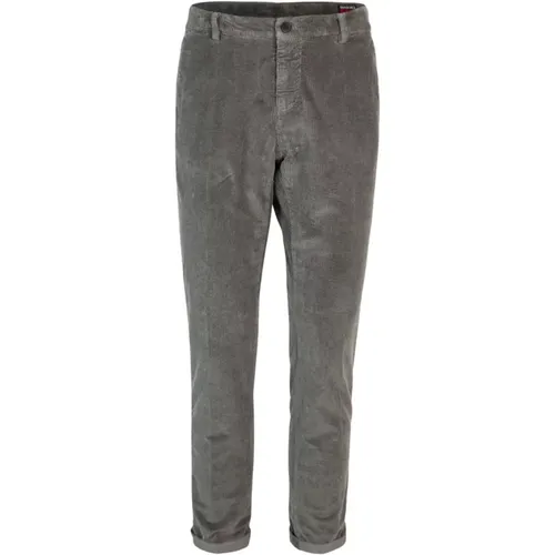 Men Grey Chino Trousers , male, Sizes: 2XL, 3XL, 5XL, XL, M - Mason's - Modalova
