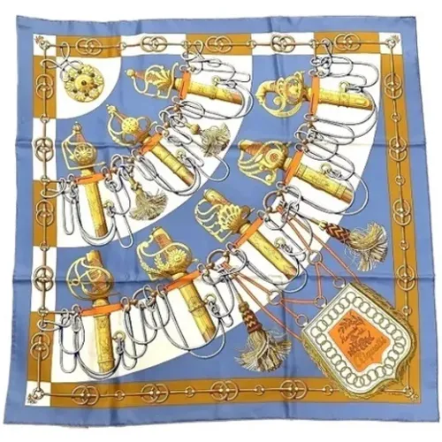 Pre-owned Silk scarves , female, Sizes: ONE SIZE - Hermès Vintage - Modalova