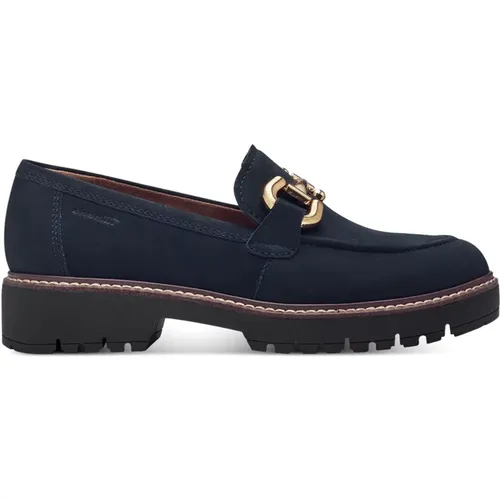 Flat Shoes Round Toe , female, Sizes: 7 UK, 6 UK - tamaris - Modalova