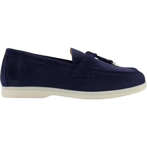 Navy Loafer for Women , female, Sizes: 7 UK, 3 UK, 5 UK, 9 UK, 8 UK, 4 UK, 6 UK - Atelier Verdi - Modalova