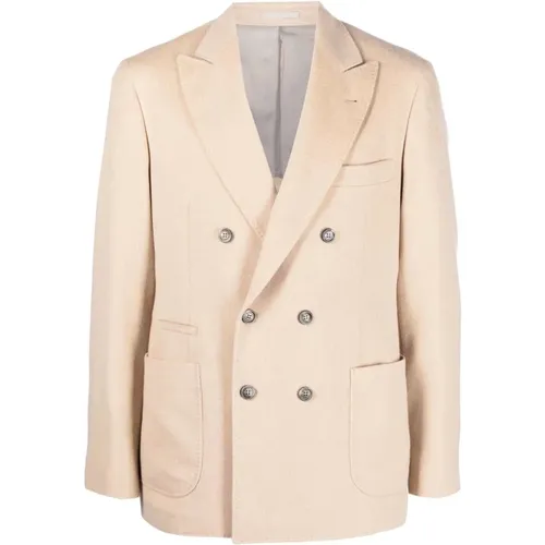 Wool Jacket , male, Sizes: M, L - BRUNELLO CUCINELLI - Modalova