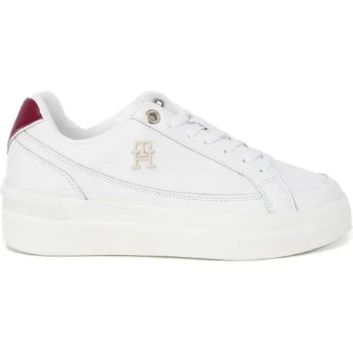 Bordeaux Leder Sportliche Sneakers - Tommy Hilfiger - Modalova