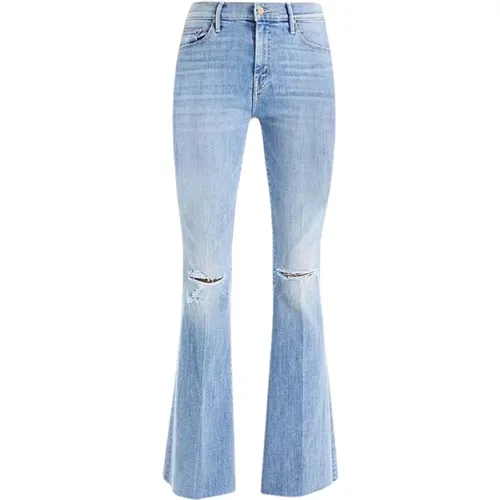 Dreamer Mid-Rise Hellblaue Denim-Jeans , Damen, Größe: W25 - Mother - Modalova