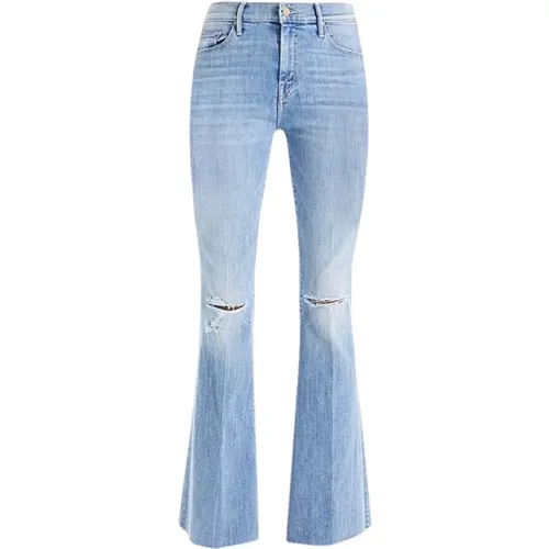 Dreamer Mid-Rise Hellblaue Denim-Jeans , Damen, Größe: W24 - Mother - Modalova