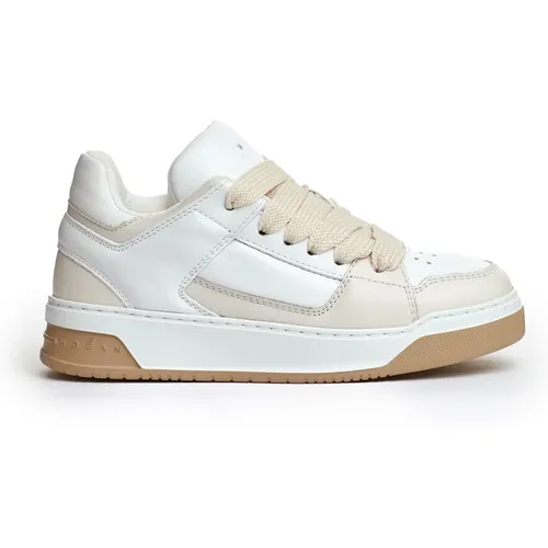 Weiße Marshmallow-Stil Schuhe , Damen, Größe: 37 1/2 EU - Hogan - Modalova