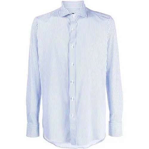 Striped Stretch Shirt , male, Sizes: 2XL, L - PAUL & SHARK - Modalova