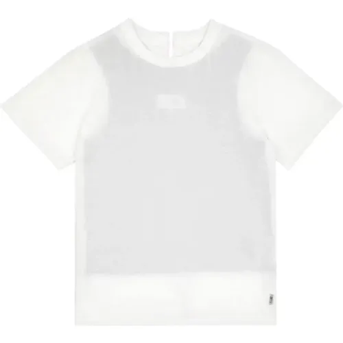 Stylische T-Shirts für den Alltag , Damen, Größe: S - MM6 Maison Margiela - Modalova