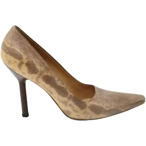 Pre-owned Leather heels , female, Sizes: 8 UK - Gucci Vintage - Modalova
