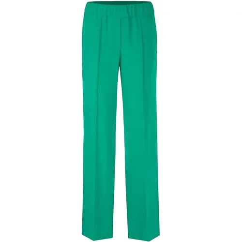 Grüne Hose mit elastischem Bund , Damen, Größe: 2XL - Marc Cain - Modalova