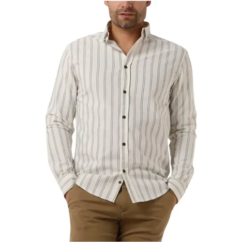 Herren Freizeithemd Double Stripe , Herren, Größe: XL - Anerkjendt - Modalova