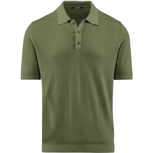Stockinette Stitch Polo Shirt , male, Sizes: S, XL - BomBoogie - Modalova