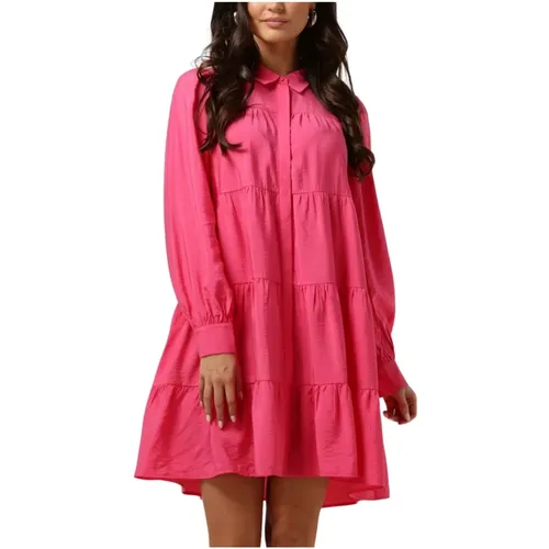 Yaspala Hemdkleid in Rosa , Damen, Größe: M - Y.A.S - Modalova